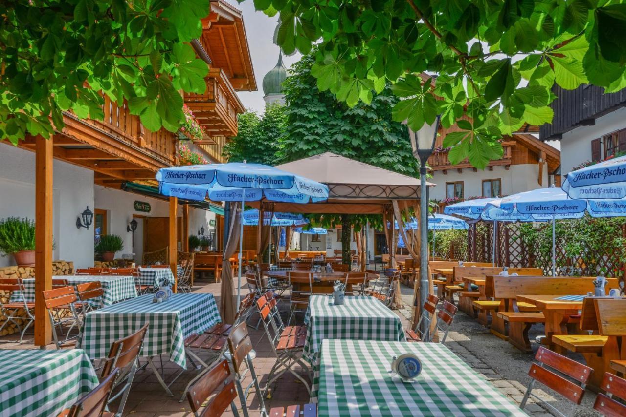 Metzgerei Gasthof Oberhauser - Hotel Zur Post Egling Ngoại thất bức ảnh